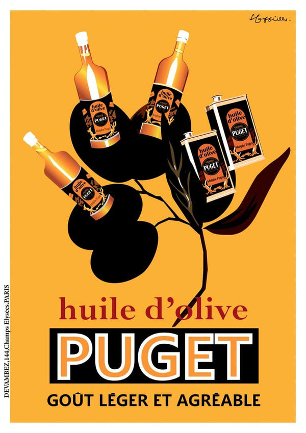 Puget Vintage Plakat