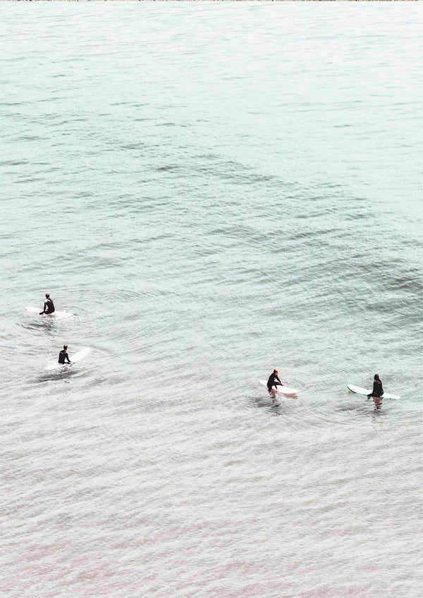Surfere i vand plakat