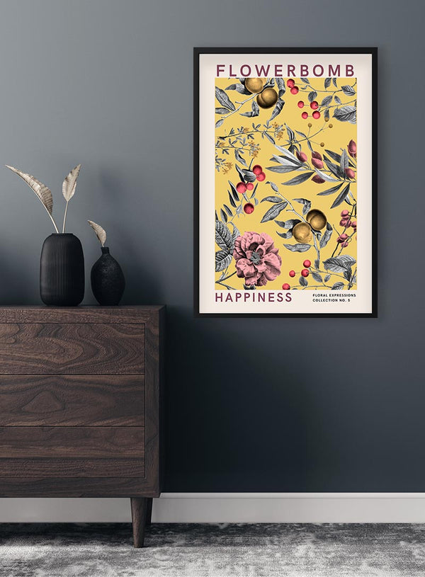 Flowerbomb - Lykke Plakat