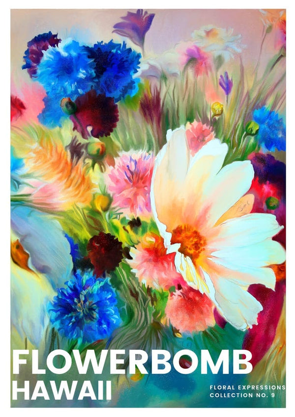 Flowerbomb - Hawaii Kunstplakat