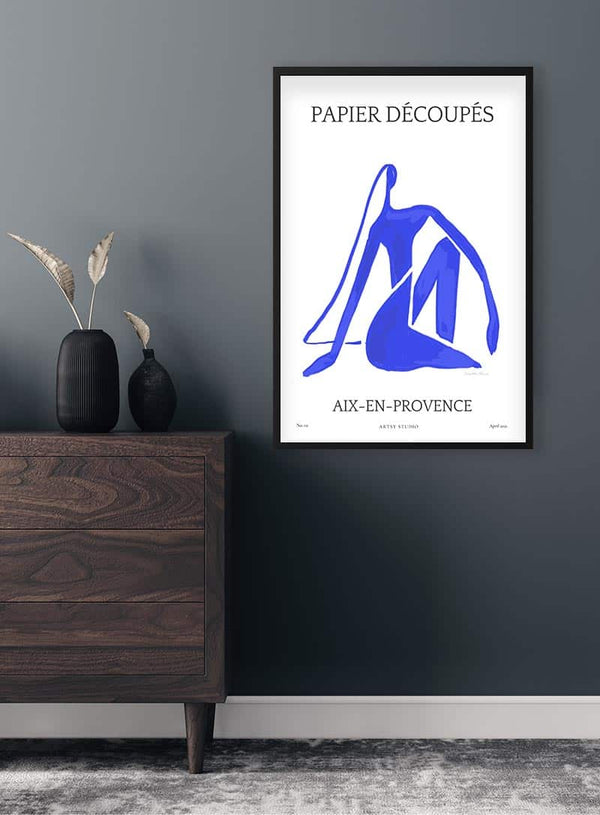 Blue By Casette Bleue Plakat til Stuen