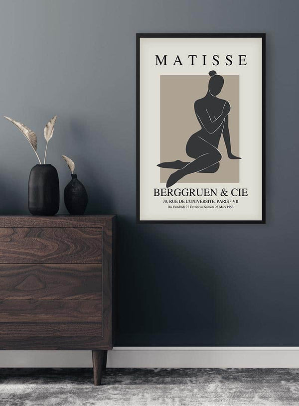 Inspireret sort kvinde-plakat