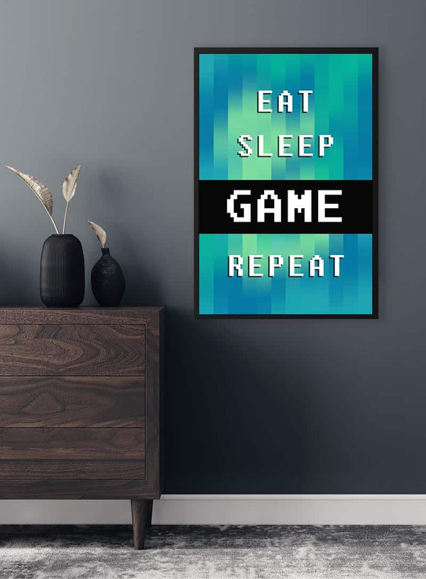 Spis Sov Gentag Gamer Plakat