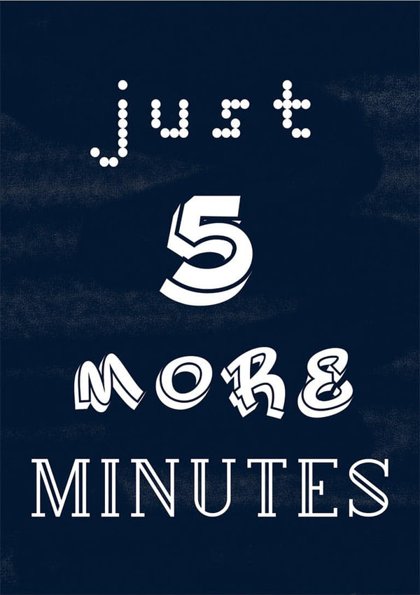 5 More Minutes Gamer-plakat