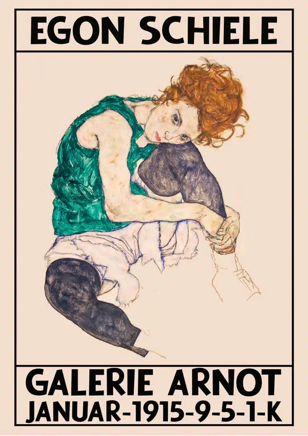 Egon Schiele - Galerie Arnot 1915 plakat