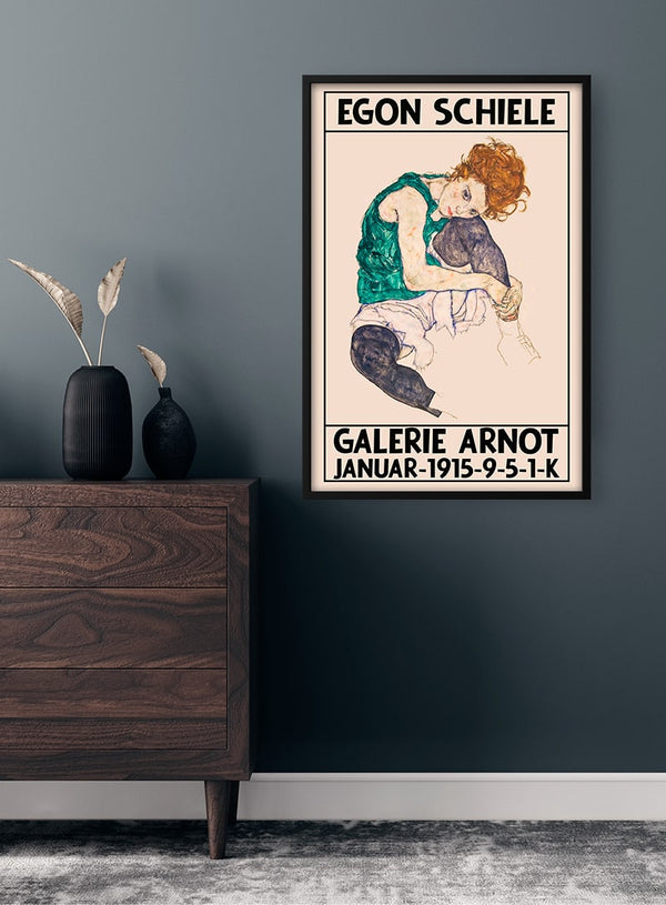 Egon Schiele - Galerie Arnot 1915 plakat