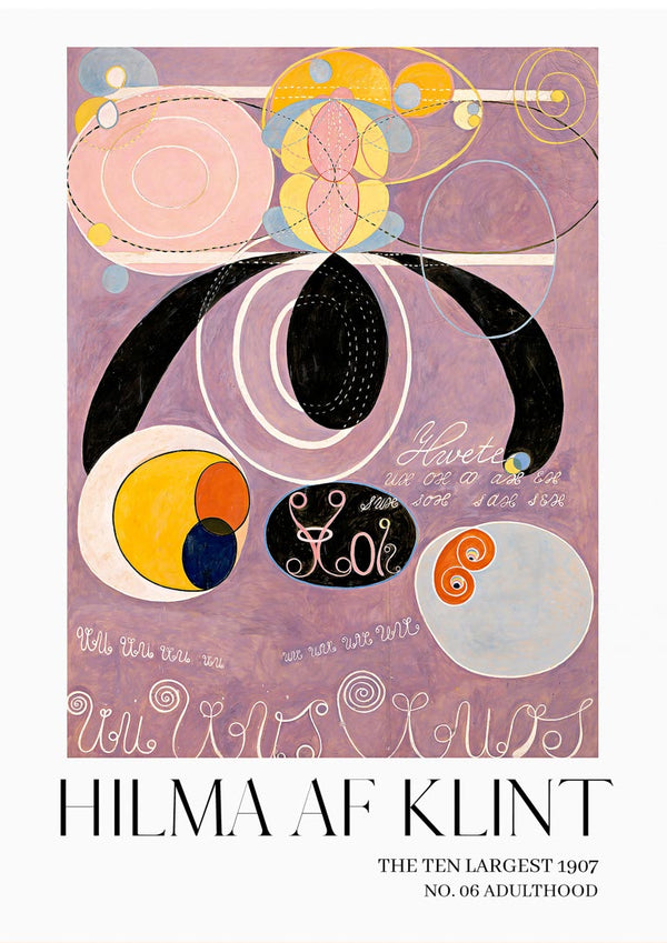 Hilma af Klint - Voksentid nr. 6 Plakat