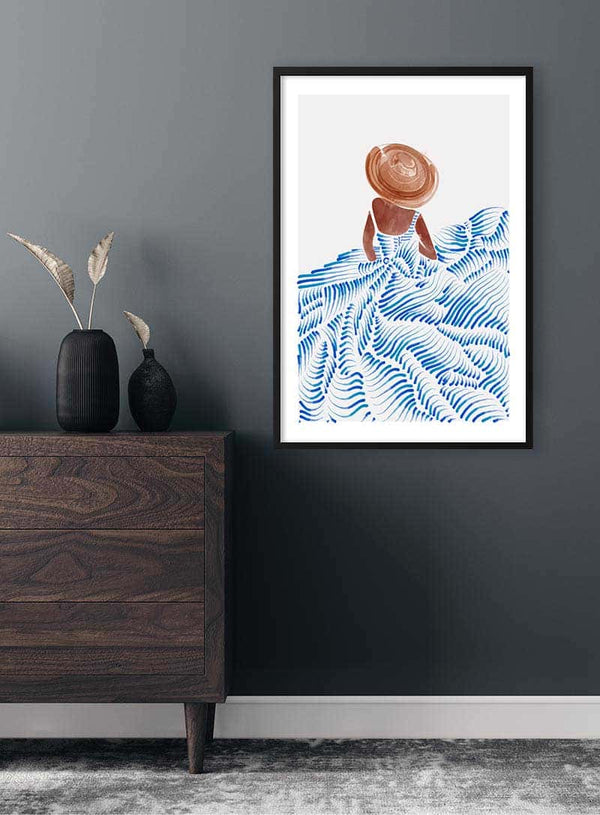 Kvinde i sommerkjole Plakat