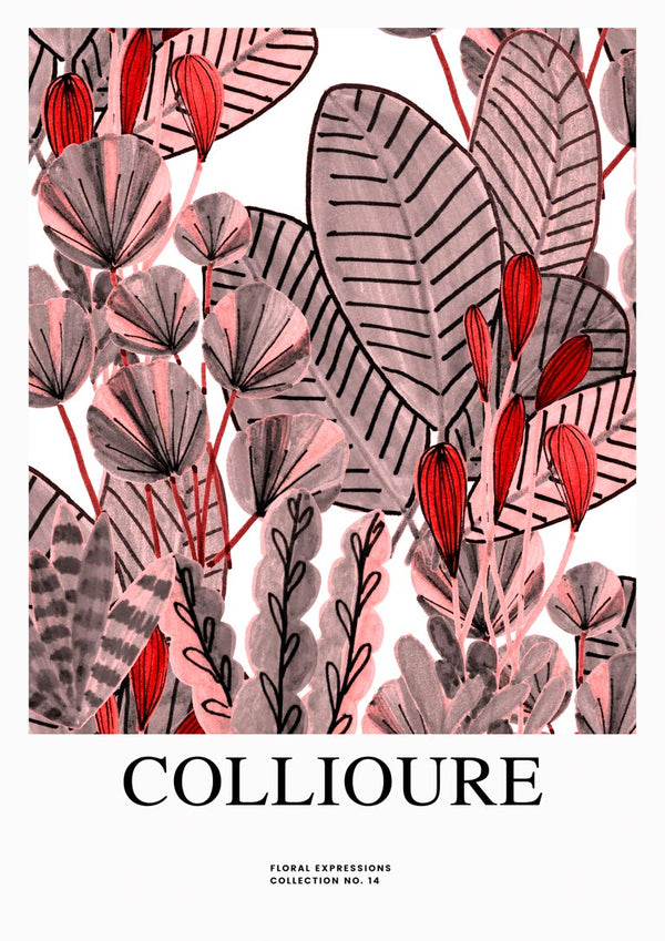 Blomster i Collioure Plakat