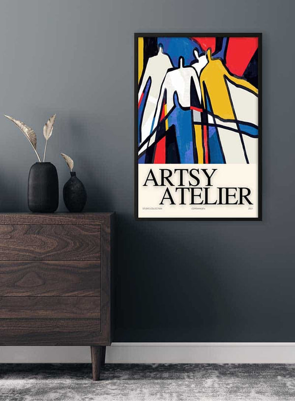 Skygge - Kunstnerisk Atelier Plakat