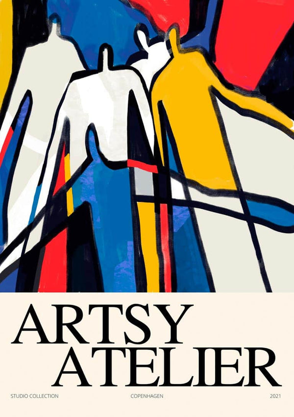 Skygge - Kunstnerisk Atelier Plakat