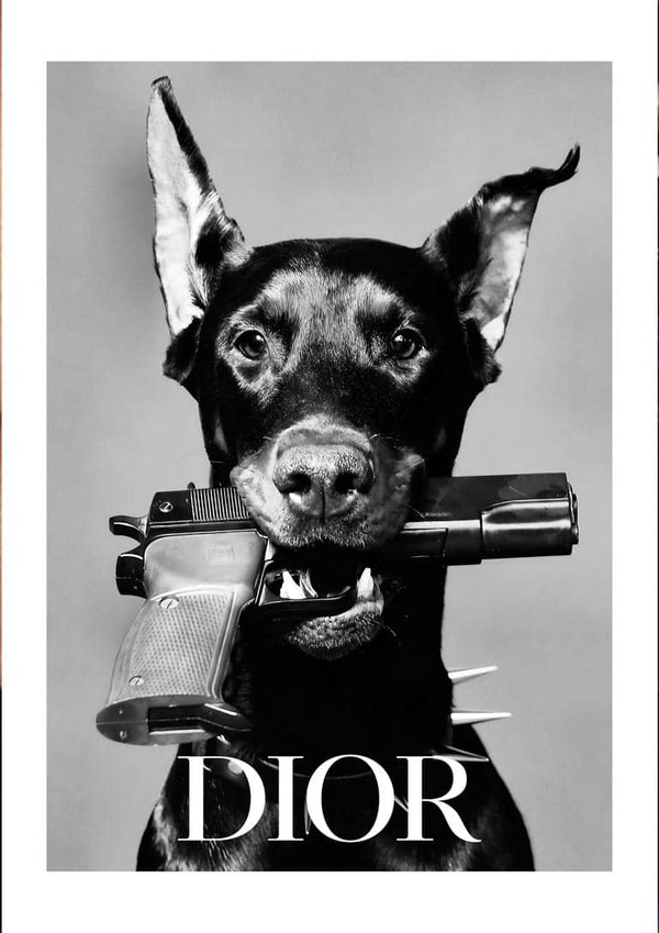 Dior Hundeplakat