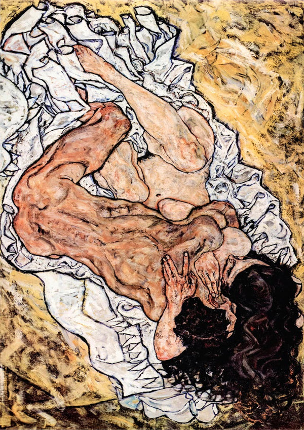 Egon Schiele - Omfavnelsen Plakat