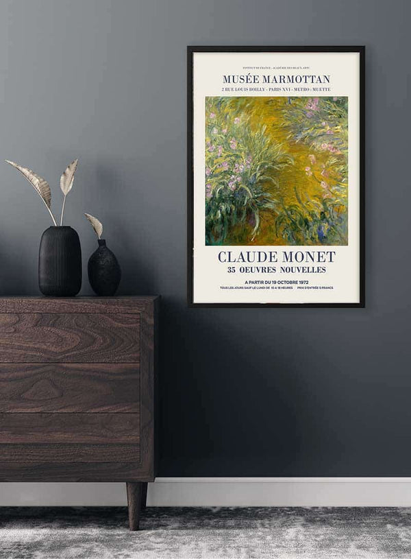 Stien gennem iriserne, af Claude Monet