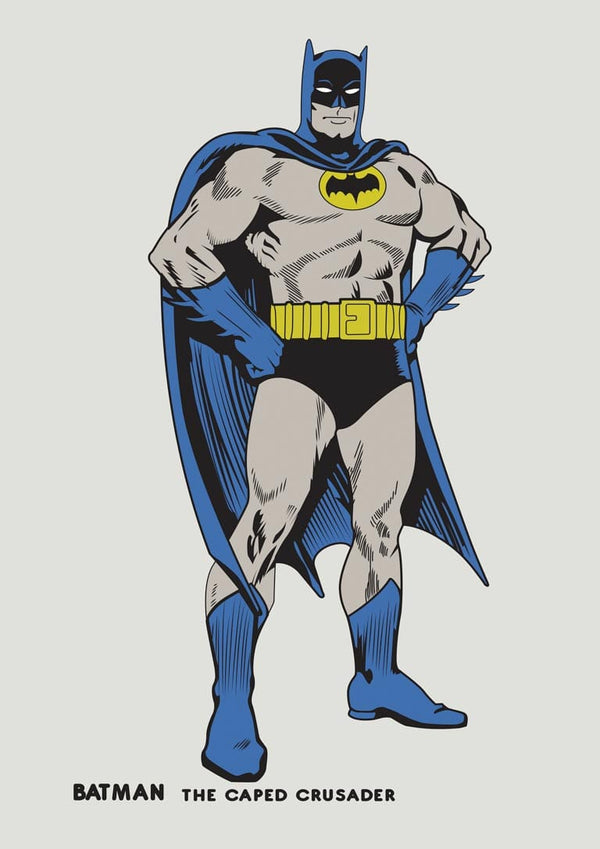 Retro Batman-plakat