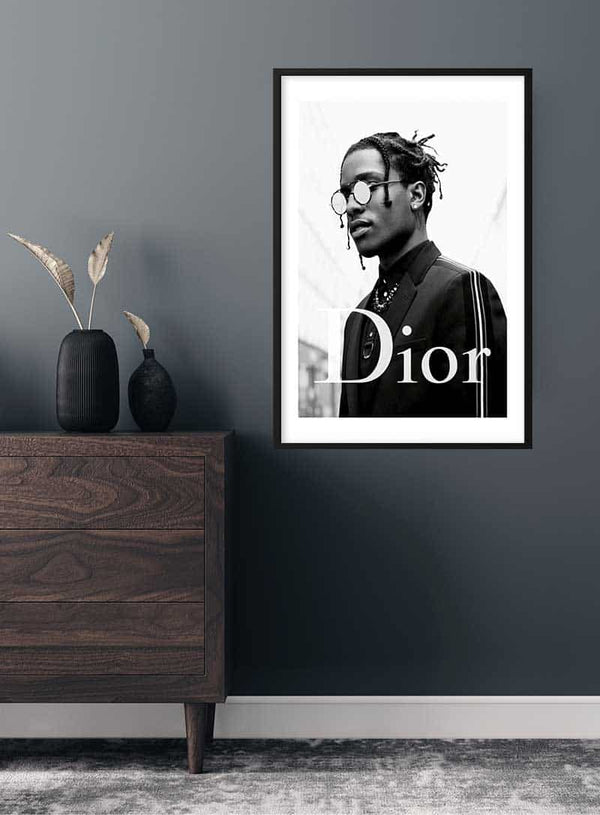 Asap Rocky x Dior-plakat