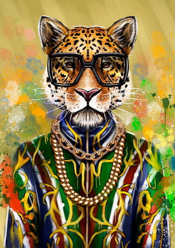 Leopardkonge Plakat