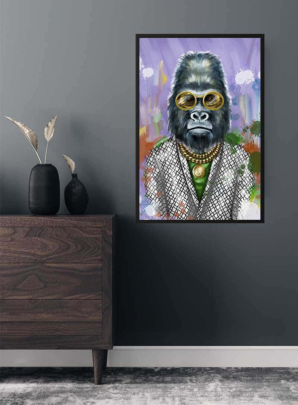Kunstnerisk Gorilla-plakat