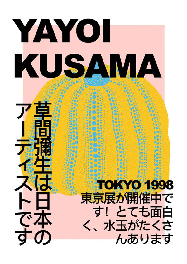Yayoi Kusama Græskar Plakat