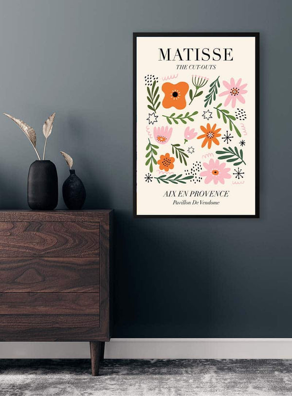 Matisse-inspireret Provence-plakat