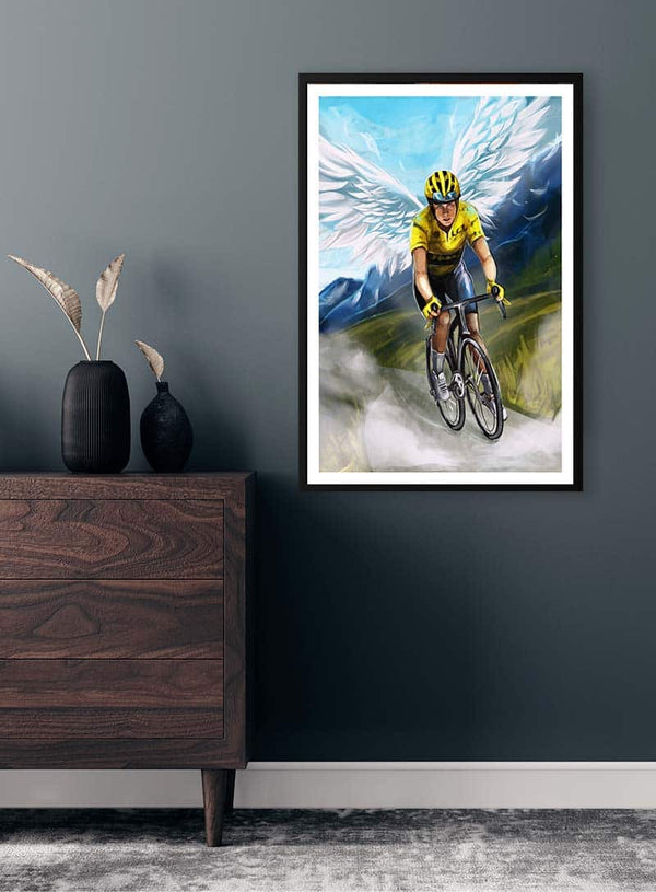 Jonas Vingegaard af Danii Steinfeldt Plakat