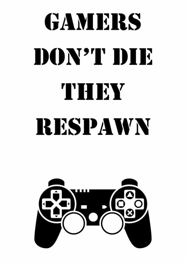 Gamers Respawn-plakat