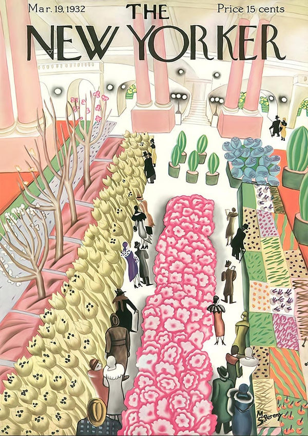 Farverig Artfair-plakat