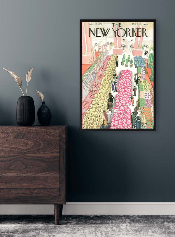 Farverig Artfair-plakat