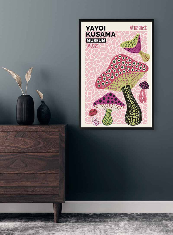 Yayoi Kusama - Infinity Mushroom Plakat