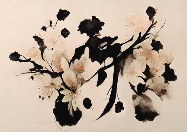 Blå Nymphaea - Træbarn