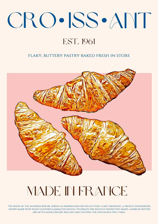 Croissant-tryk