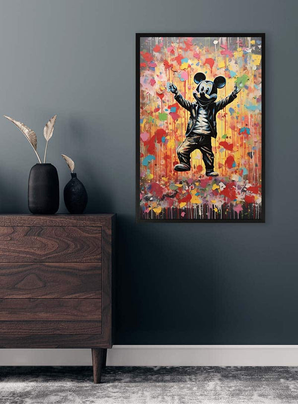 Mickey - Inspireret af Banksy
