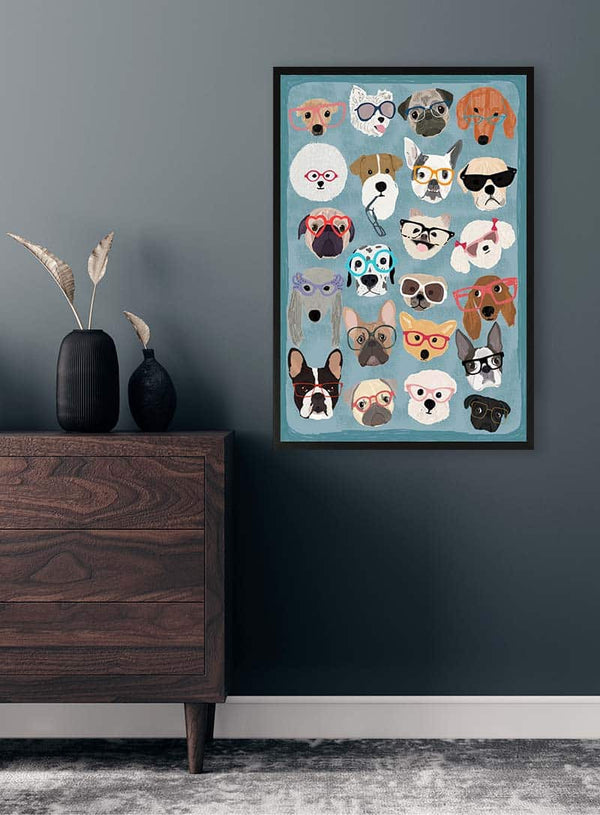 Puslespil Hunde I Glas