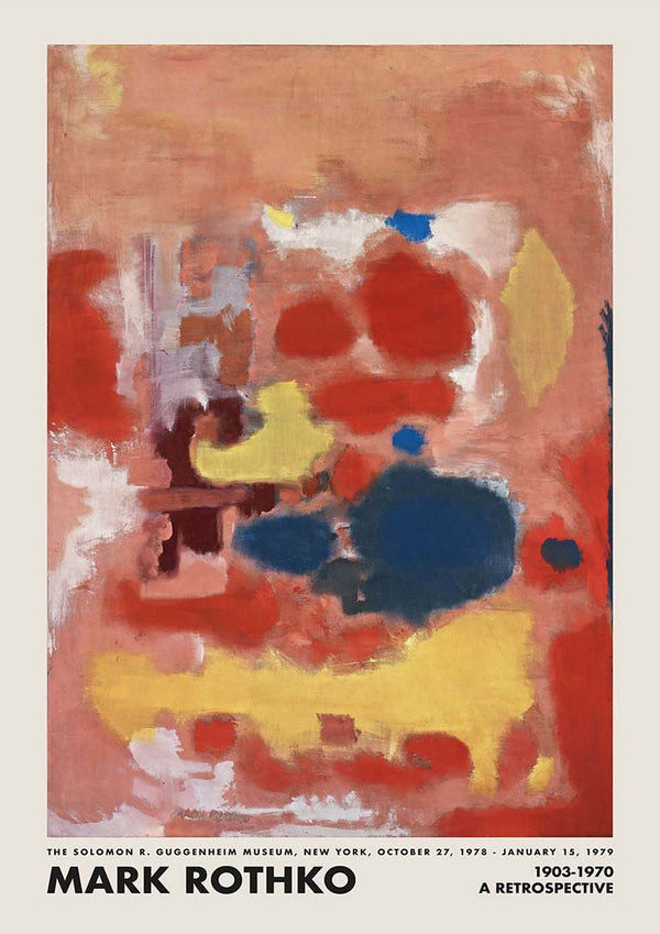 Rothko Gul på Orange