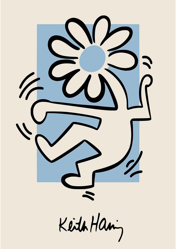 Blomsterhoved - Keith Haring