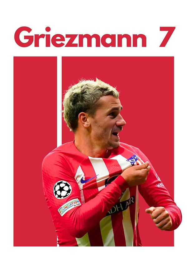 Antoine Griezmann Fodboldplakat