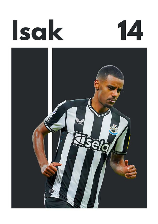 Alexander Isak Fodboldplakat