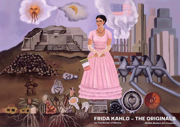 Mexicos grænse - Frida Kahlo