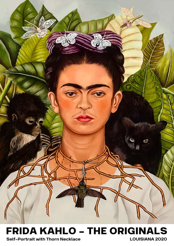 Tornehalskæde - Frida Kahlo