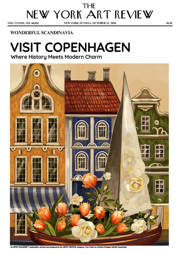 Copenhagen - Art Review Plakat