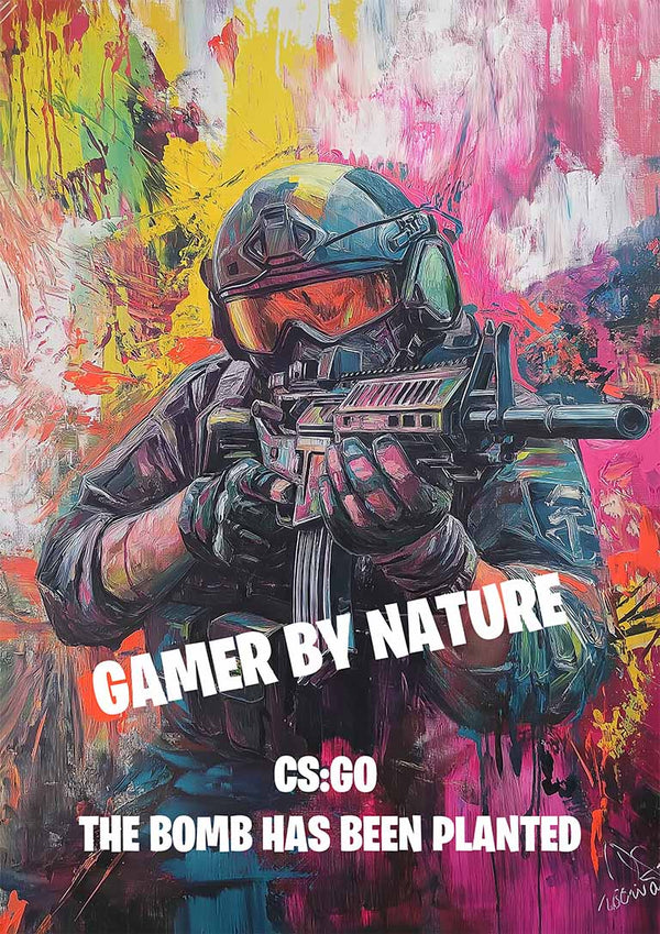 CS:GO Gamer-plakat