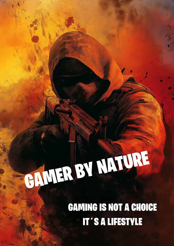 Spis Sov Gentag Gamer Plakat