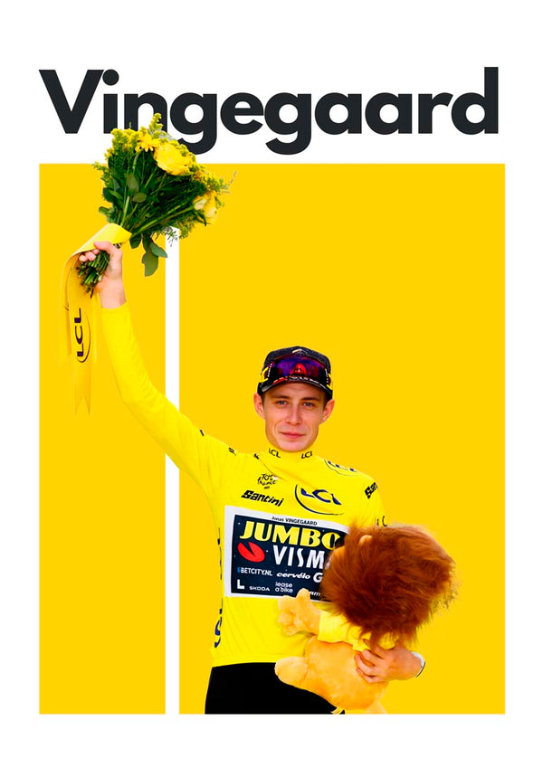 Jonas Vingegaard Cycling Poster