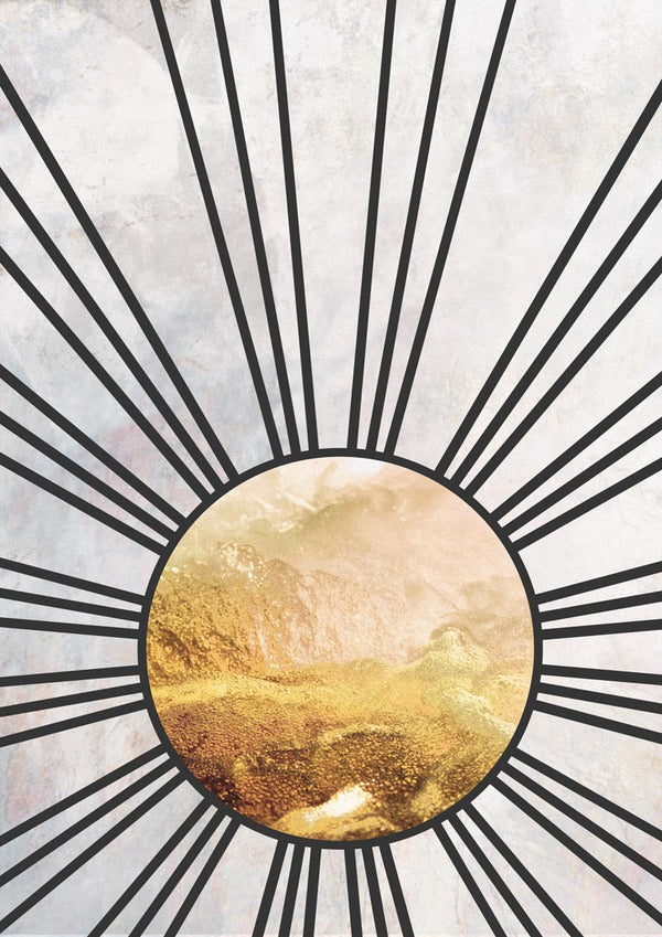 Sort guld midtsol - Sarah Manovski