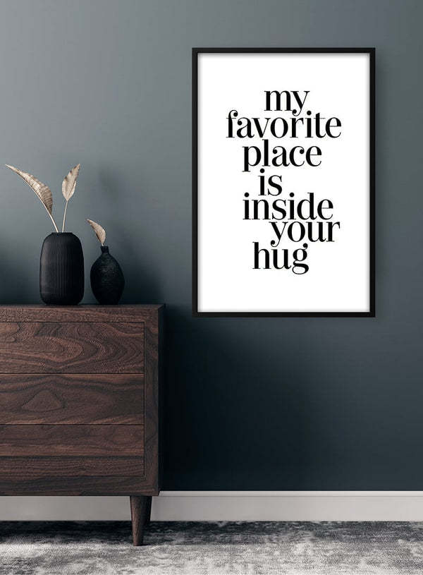 Min favoritsted Citat Plakat