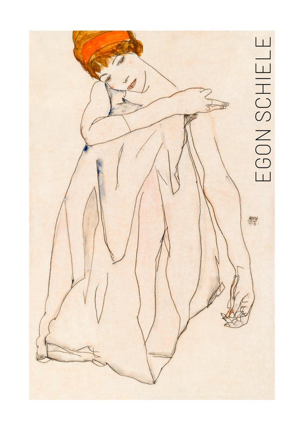 Plakat med danser (1913) af Egon Schiele