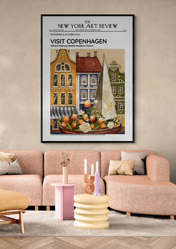 Copenhagen - Art Review Plakat