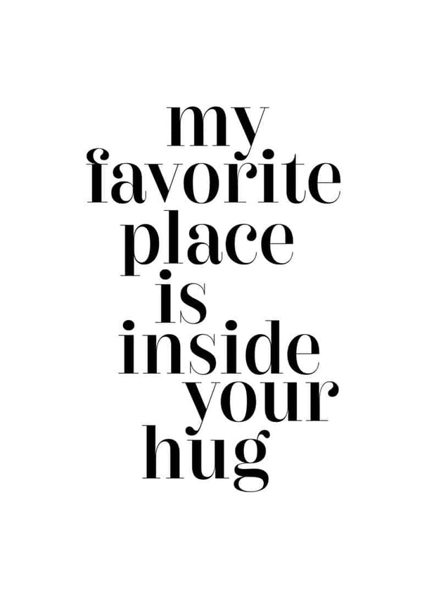 Min favoritsted Citat Plakat