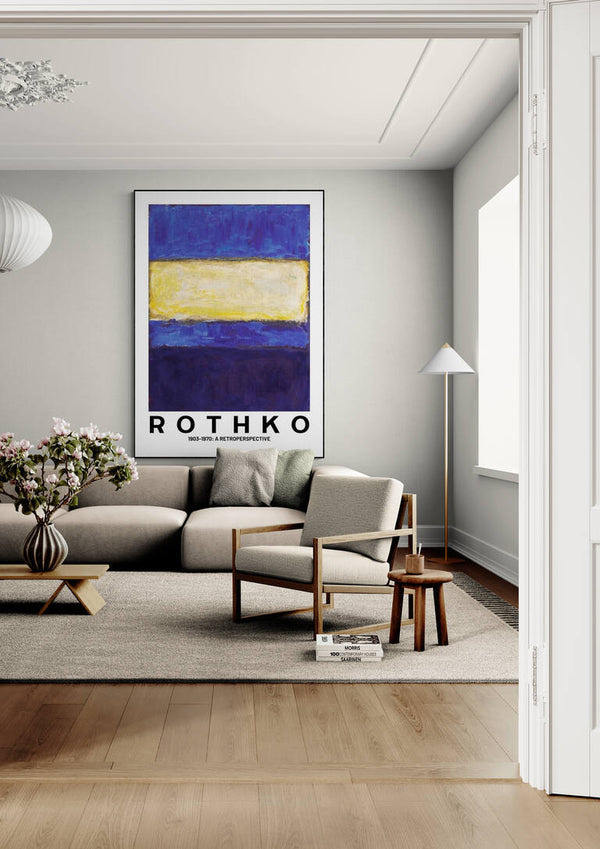 Rothko Gul på Blå