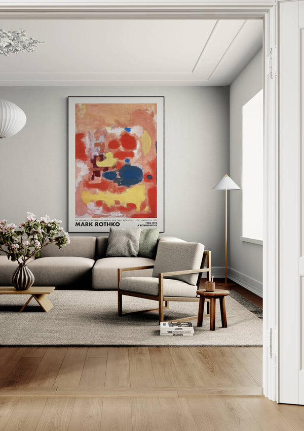 Rothko Gul på Orange